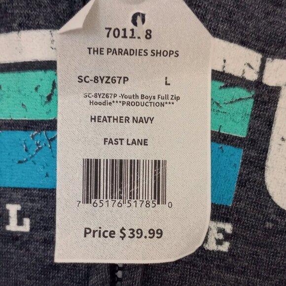 Salt Creek Souvenir Salt Lake City Boys Full Zip Hoodie - Picture 5 of 8